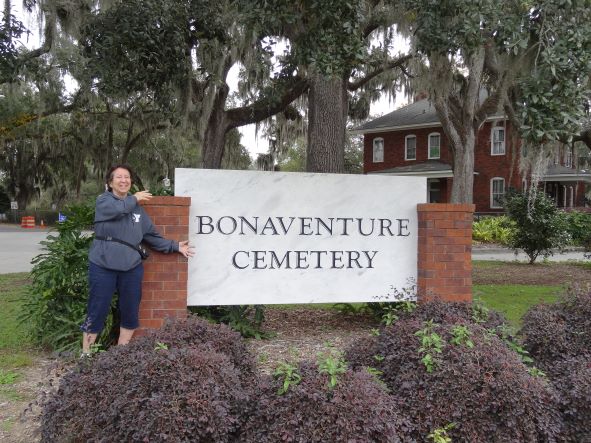 Bonaventure Cemetery sign Bonaventure Cemetery sign