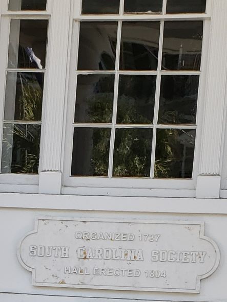 Sign on building Sign on building