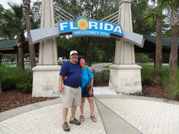 Florida welcome sign